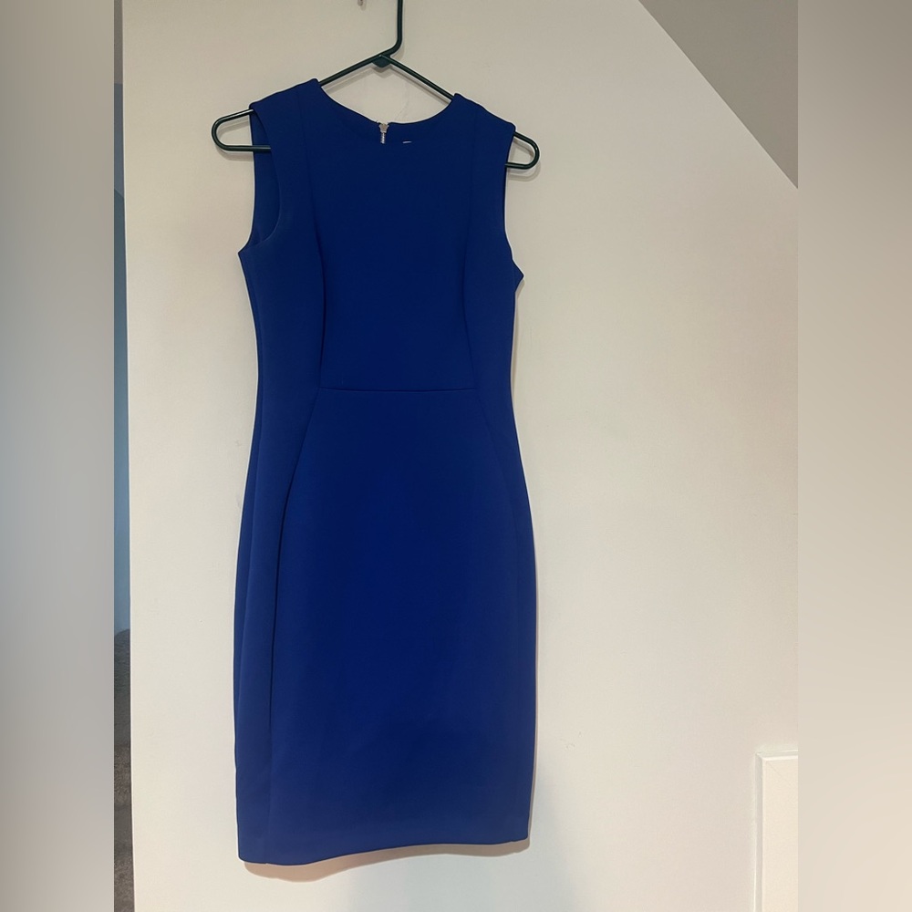 Calvin Klein Royal Blue Midi Dress
